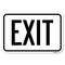 Signmission Exit 1 Heavy-Gauge Aluminum Sign, 12" H, 18" L, A-1218-24042 A-1218-24042 - alternate 1